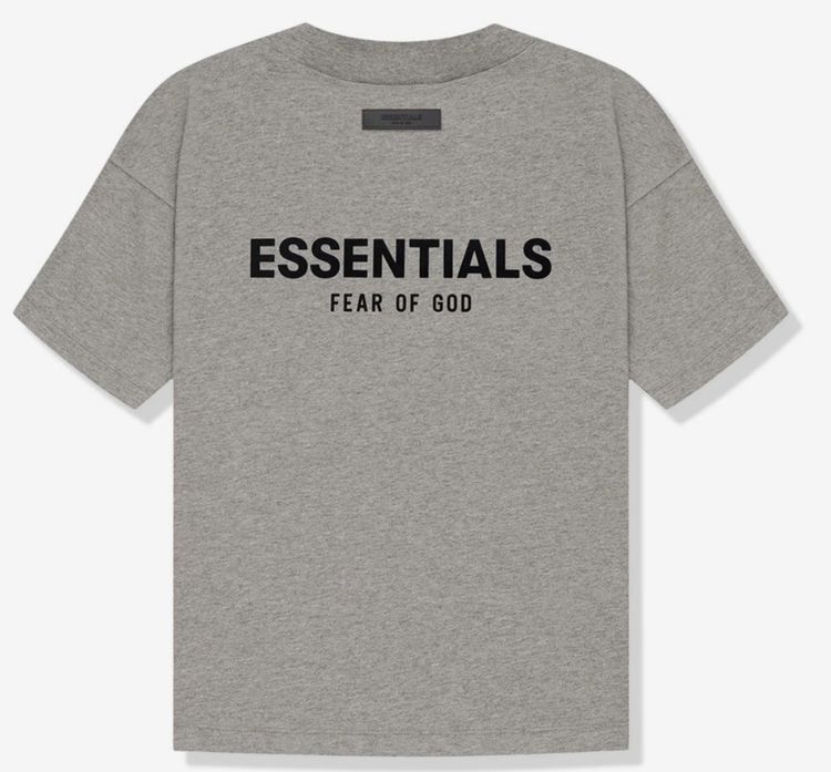 Fear Of God Essentials Grey T-Shirt - Dark Oatmeal 2